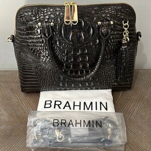 NWOT Brahmin Sydney Ironwood Melbourne Satchel